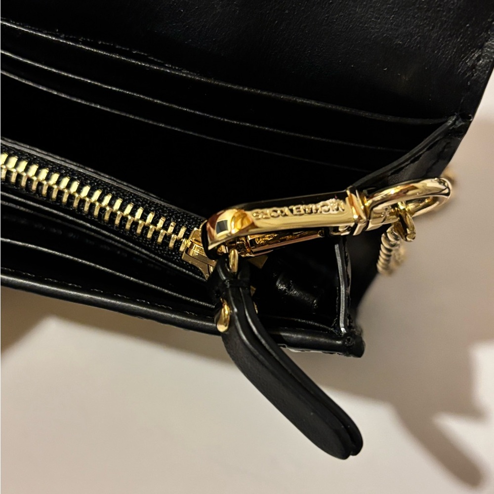 LN-Michael Kors Jayne Small Camo trunk bag with matching wallet and card holder - Picture 6 of 16